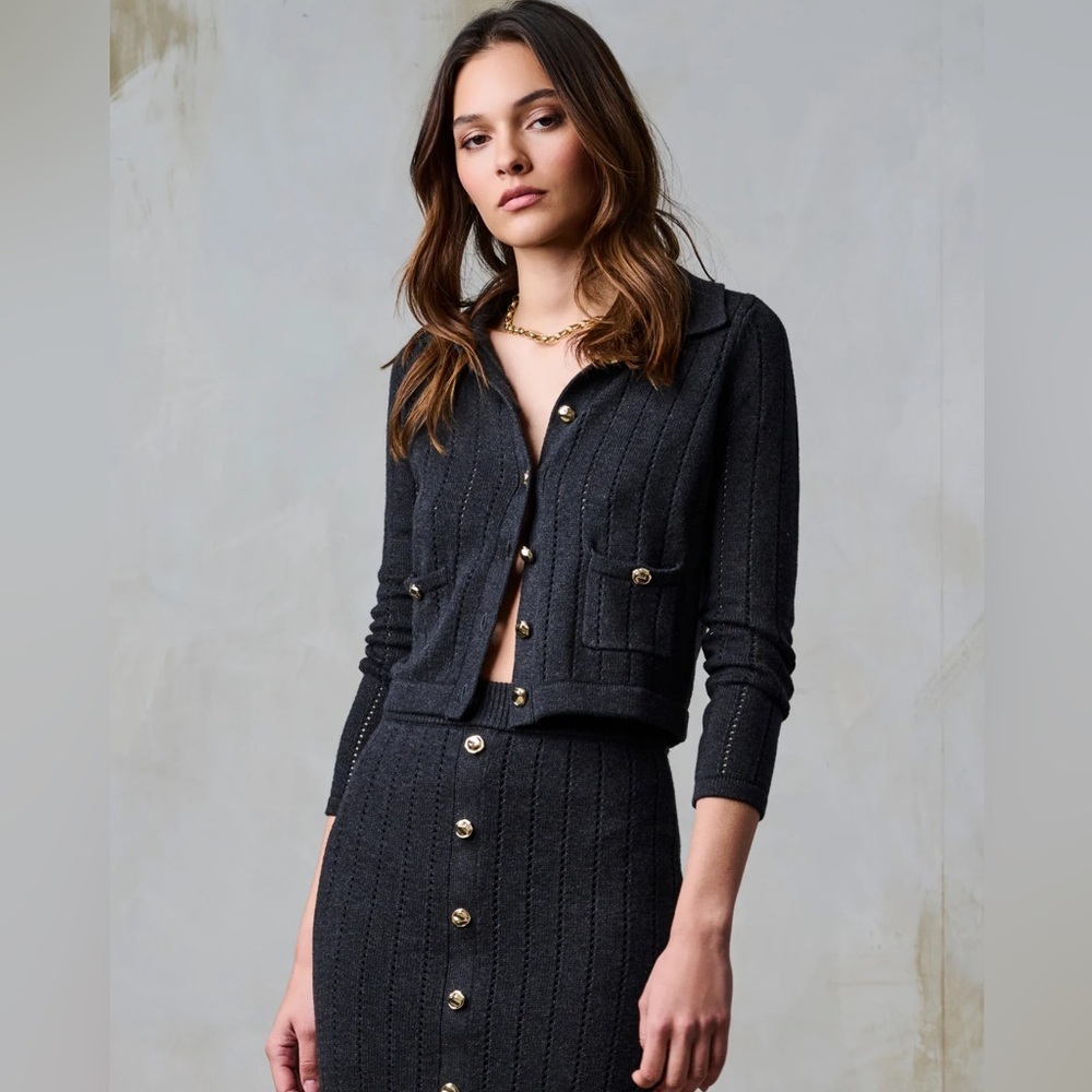 HEVRON Nanette Cardigan